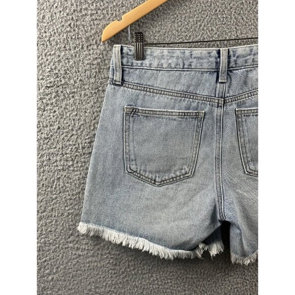 NWT Celebrity Pink The Bobby Denim Shorts Womens Size 7 Hi Rise Distressed Jeans - Picture 8 of 16